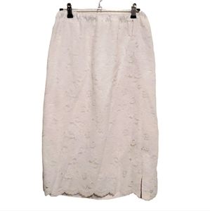 White Lace Skirt